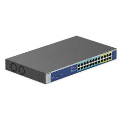 Netgear GS524UP 24 Port Gigabit Ethernet LAN Ultra60-PoE Switch (mit 8x PoE+ & 16x PoE++ 480W, Plug-and-Play, Desktop oder 19 Zoll Rack-Montage)