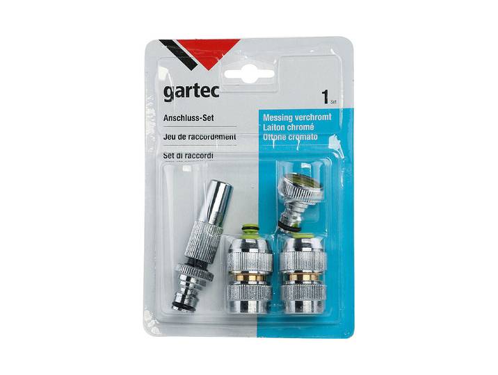Gartec Wasseranschluss-Set Grau