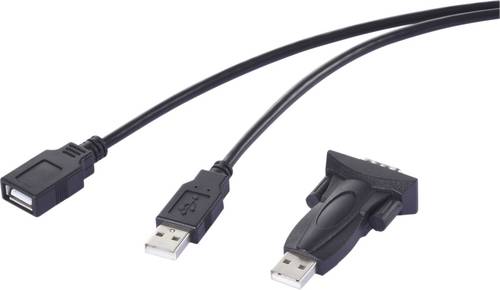 Renkforce USB 2.0, Seriell Adapter [1x USB - 1x RS232-Stecker] 1.00m