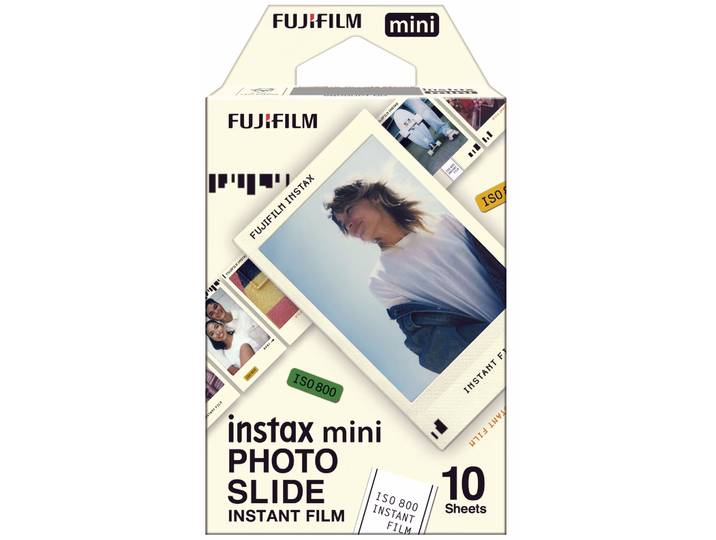 Fujifilm InstaxMini Film PhotoSlide Film Sofort-Bild – Sofortbildkamera/Polaroid Kamera – gelb