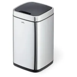 Durable TOUCH 12L Rechteckig Edelstahl Silber, Schwarz
