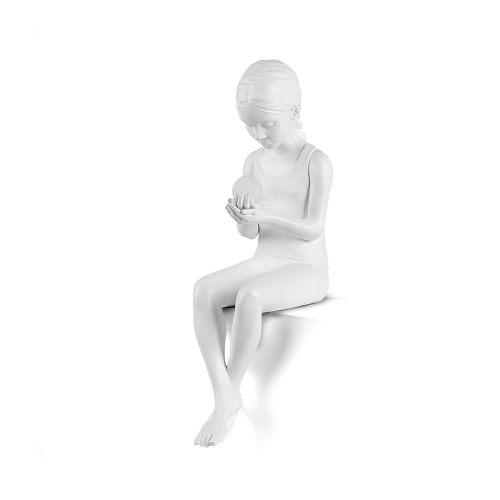Seletti Innerglow Girl Taffellamp Mini - Wit - Kunststof