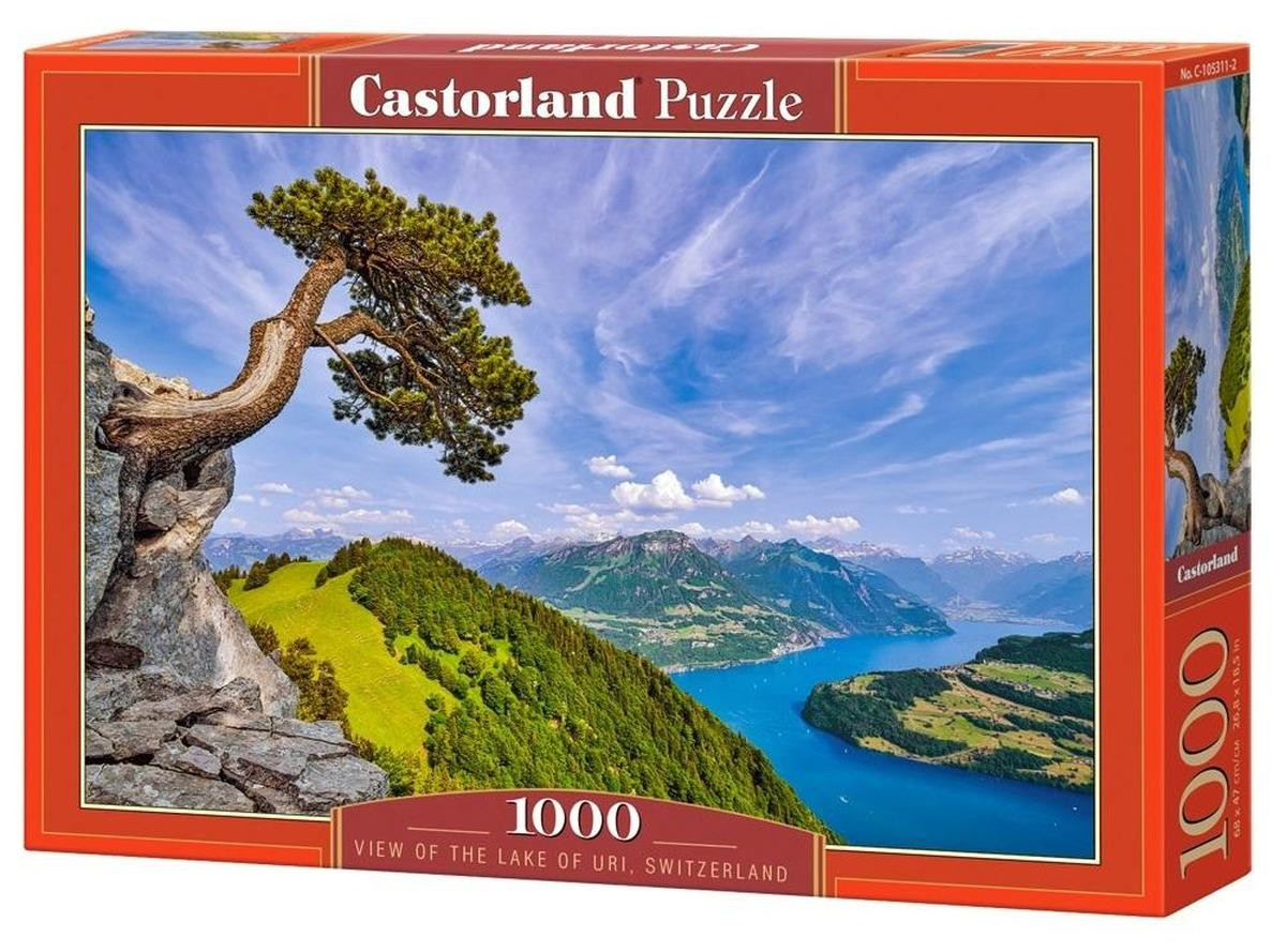 Castorland Puzzel Uitzicht op het meer van Uri Zwitserland 1000 stukjes