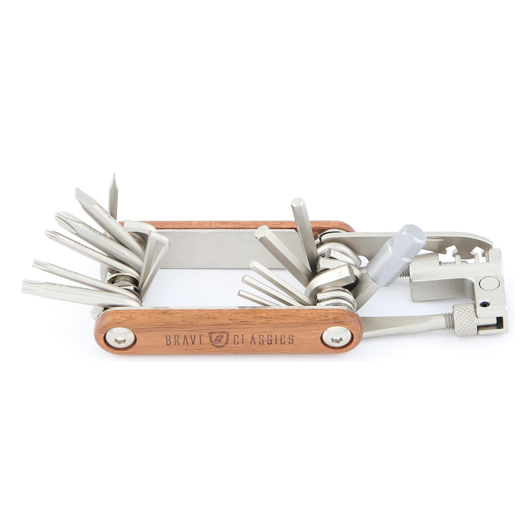 Brave Classics Multitool Brave Classic 20 Funktionen Holz (20 Funktionen) (BCTL30BR)