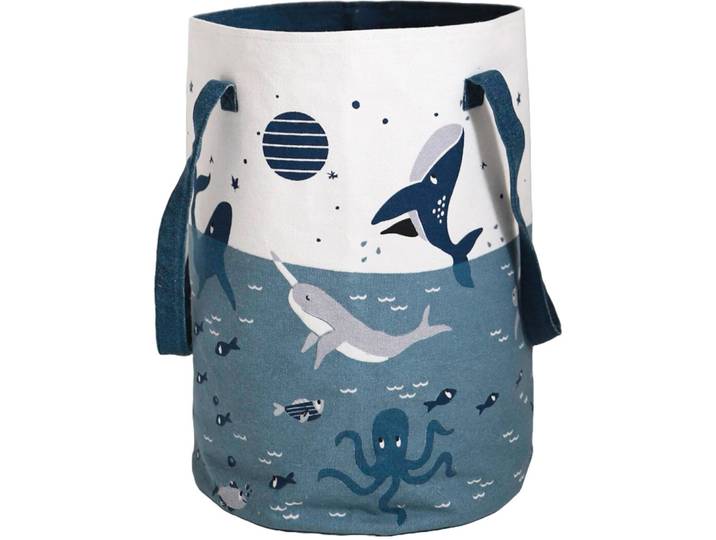 Aufbewahrungskorb Tuula multicolor H 40 cm - Material: Baumwolle