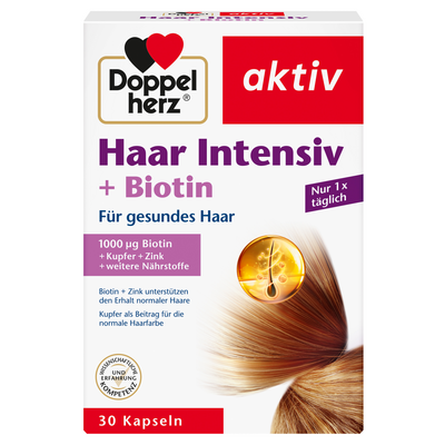 Queisser Pharma GmbH & Co. KG DOPPELHERZ Haar Intensiv+Biotin Kapseln 17,4 g 16148839