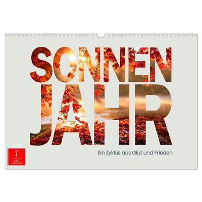 Sonnenjahr (Wandkalender 2027 DIN A3 quer), CALVENDO Monatskalender