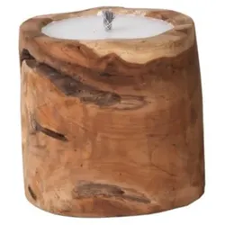 Outdoorkerze im Topf h 20cm d 20cm
