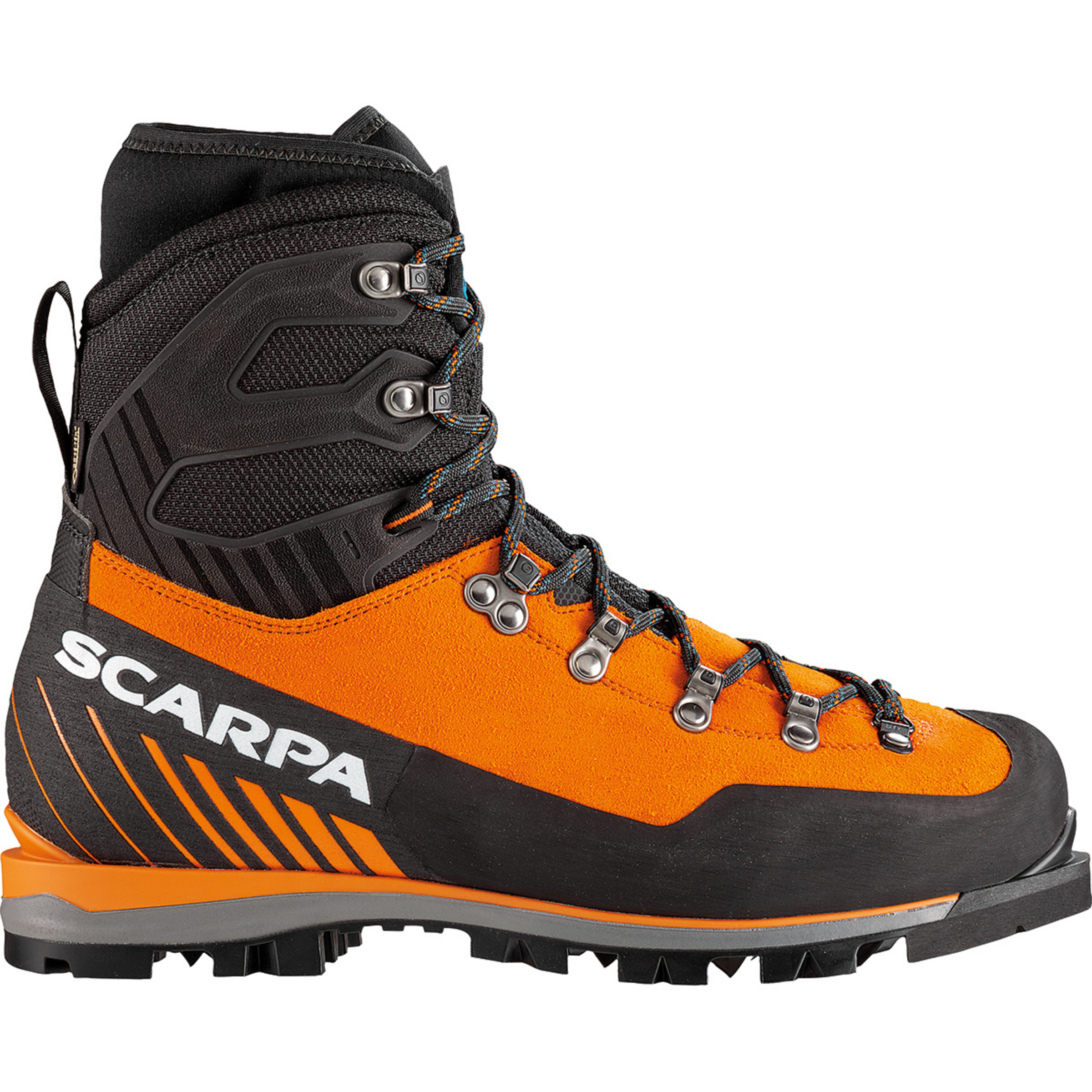 Scarpa Mont Blanc Pro GTX Herren Bergstiefel & Expeditionsstiefel orange Größe 42 Eisklettern | Hochtour Isolierend