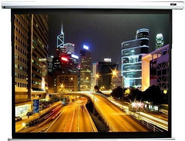 ELITE SCREENS, Beamerleinwand mit Motor, 136" (1:1)