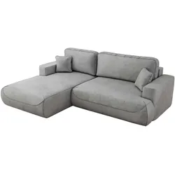 ECKSOFA OVO L Hellgrau Velvet - Links Seite