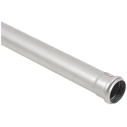 Blücher, Zubehör Sanitärinstallation, afl.rør 1 mf.50X500mm - m.O-ring. RF AISI 304.Alm RF stål