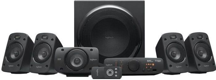 PC Lautsprecher, Logitech Z906, 5.1 Surround Sound, 500W, THX , Schwarz