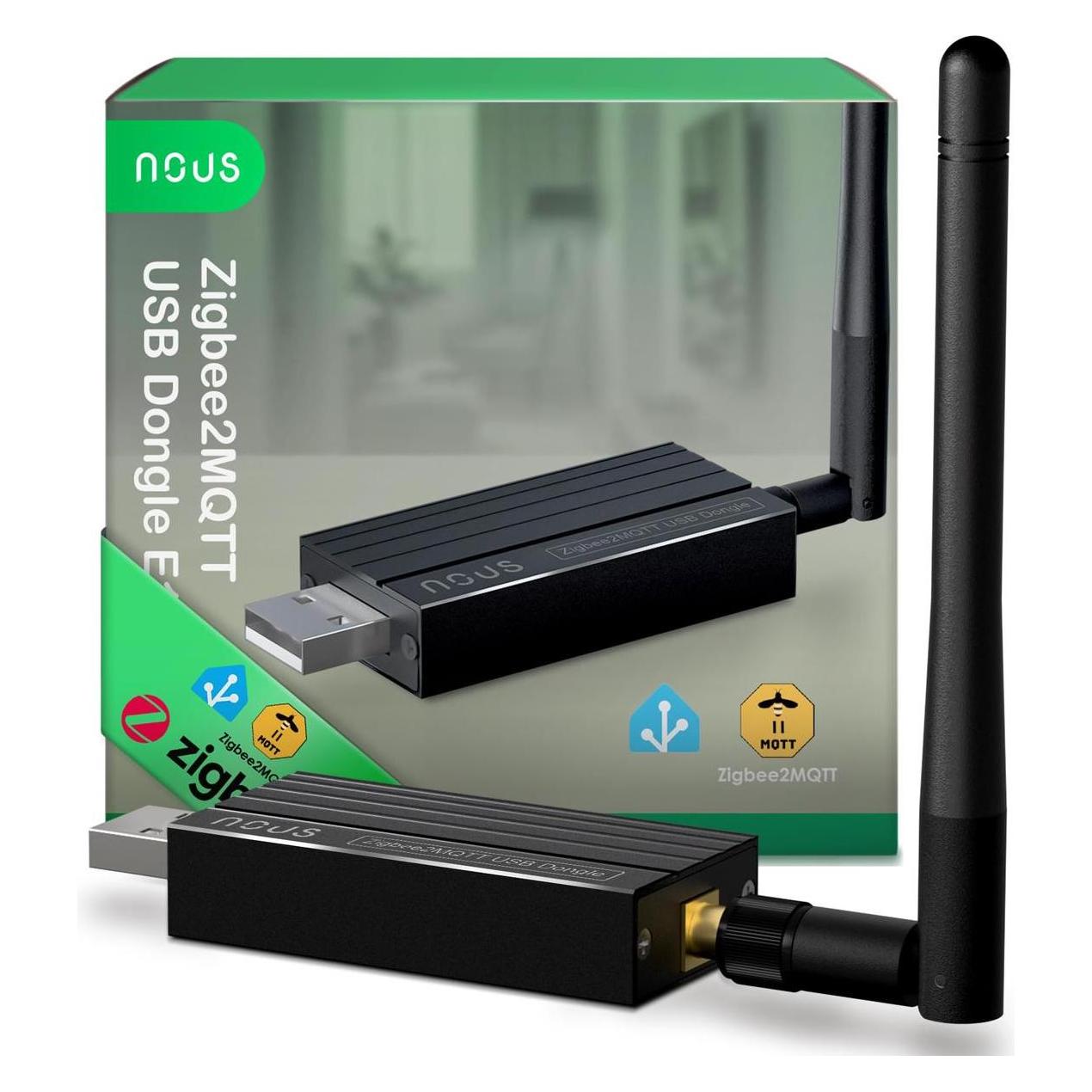 Nous E16 ZigBee2MQTT Dongle USB ZigBee2MQTT & ZHA/USB/Antenne (71846937)