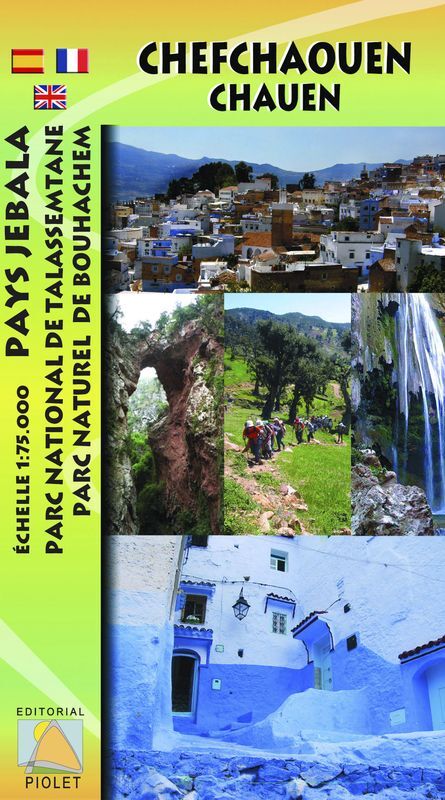 Editorial Piolet Carte de randonnée - Chefchaouen, Pays Jebala   Piolet