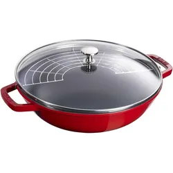 Staub Wok, Pfanne + Kochtopf, Rot