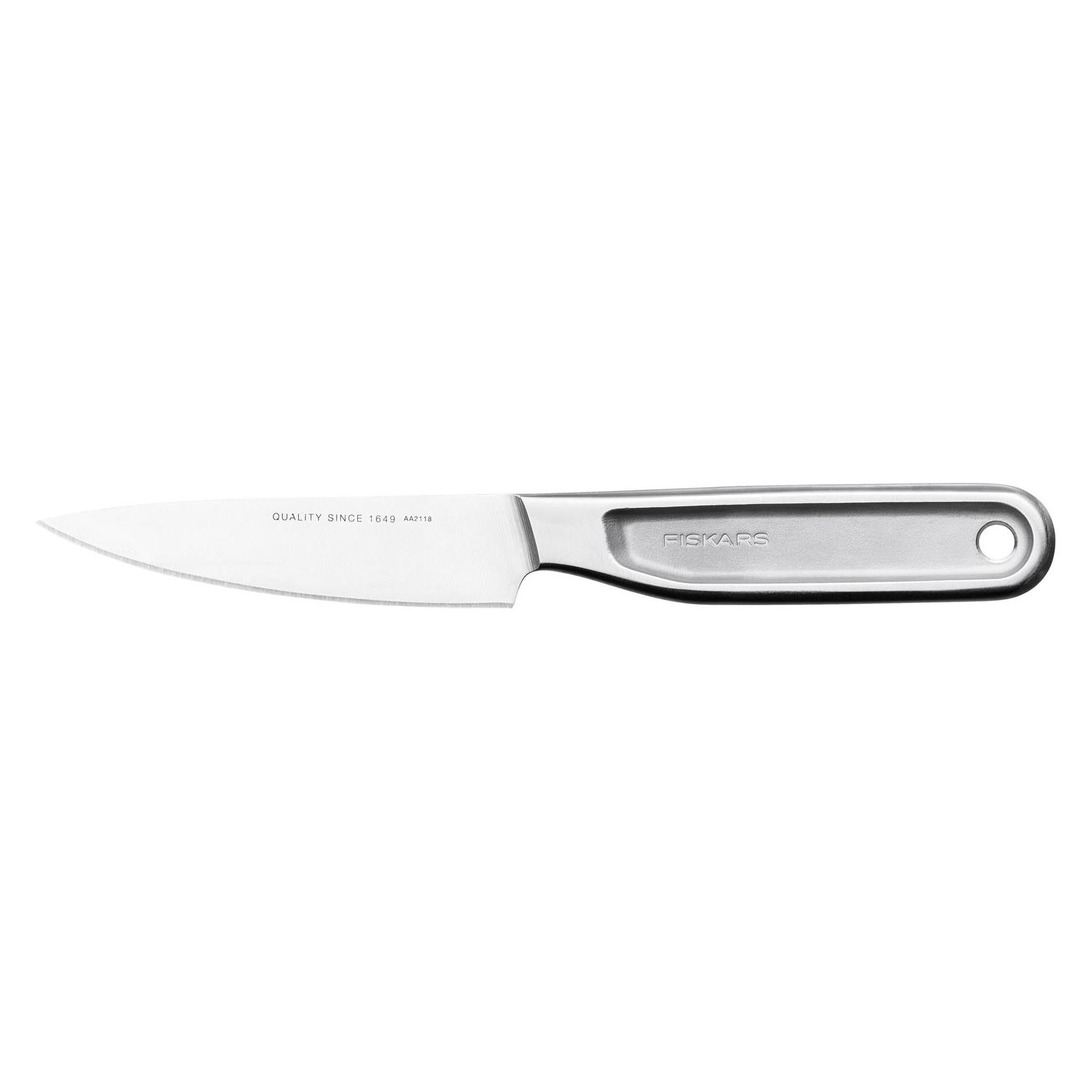 Fiskars All Steel Gemüsemesser, 10cm (10 cm) (1062887)