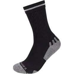 camano Performance Reflective Merinowolle Crew Socken 9999 - black 43-46