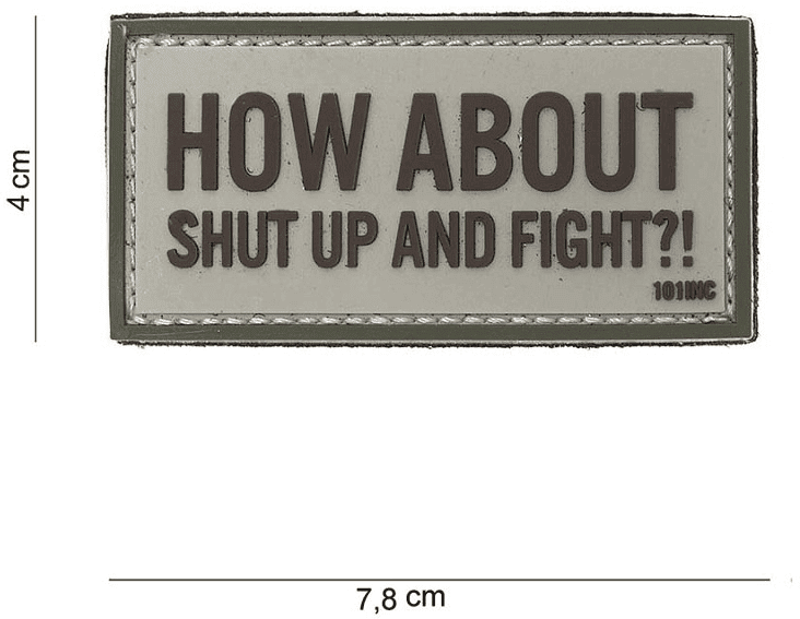 101 INC PVC Patch - How about (Färg: Sand)