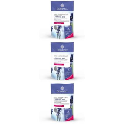 DermaSel Totes Meer Badesalz, Lavendel 3x420 g Badesalz