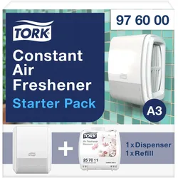 Tork Starter Pack für kontinuierlichen Lufterfrischer Weiß A3, Elevation Design,...