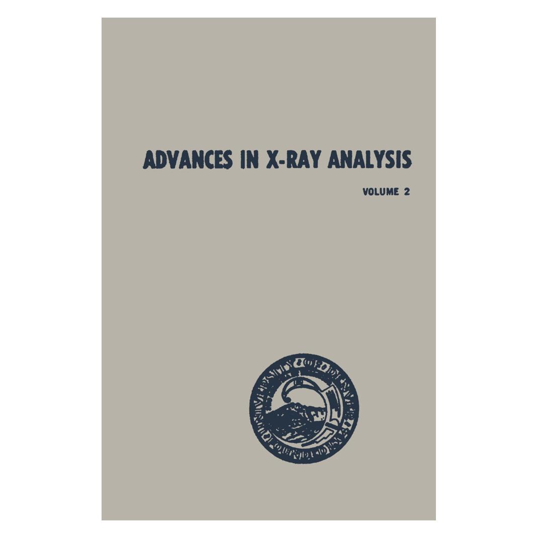 Springer Advances in X-Ray Analysis (Englisch, Softcover, William M. Mueller) (55560642)
