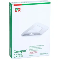 Curapor Wundverband steril chirurgisch 5x7 cm