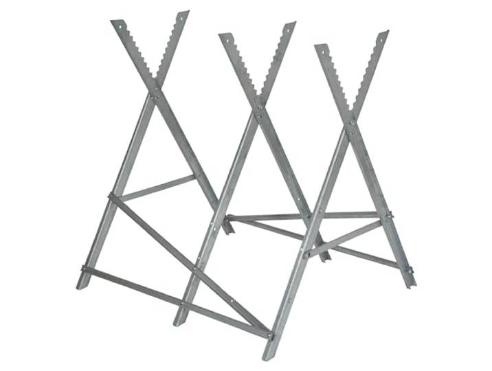 Einhell Original Chevalet de sciage pliant accessoire pour tronçonneuses métal charge max. 200 kg troncs jusqu’à Ø 300 mm