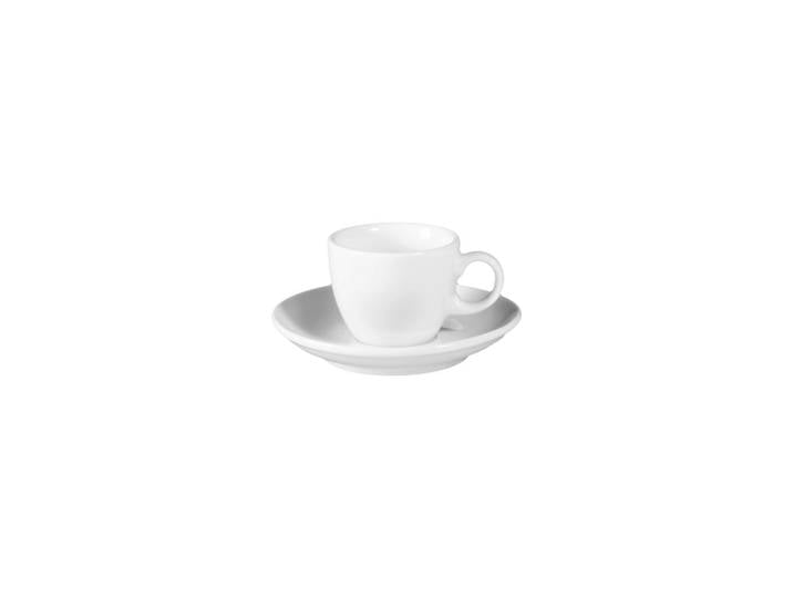 ESPRESSOTASSE MIT UNTERTASSE VIP. weiß 90 ml