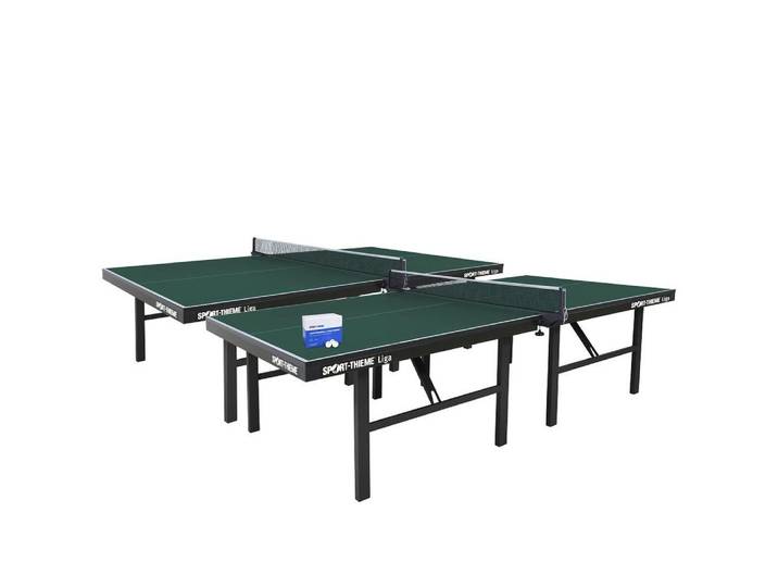 Sport-Thieme Tischtennisplatte Tischtennis-Set Liga, Ideal für Schulen und Vereine