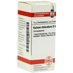 Kalium Chloratum D 6 Globuli 10 g