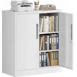 Wiltec, Aktenschrank, Büroschrank (40 x 80 x 92 cm)