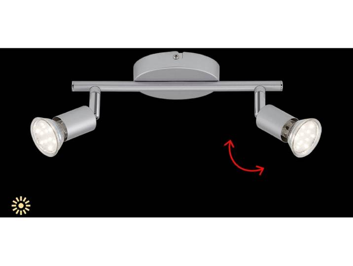 BRILONER LEUCHTEN LED Deckenleuchte RAY , silber (weiß, neutral), Leuchten, LED Deckenleuchte