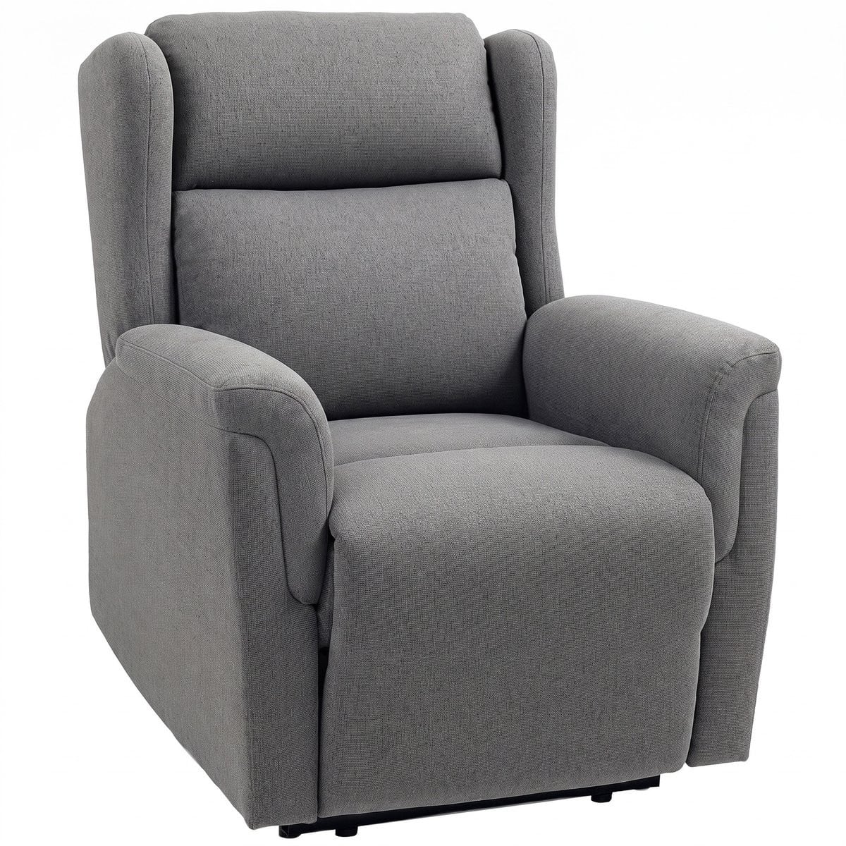 HOMCOM Relaxfauteuil met ligfunctie - Donkergrijs
