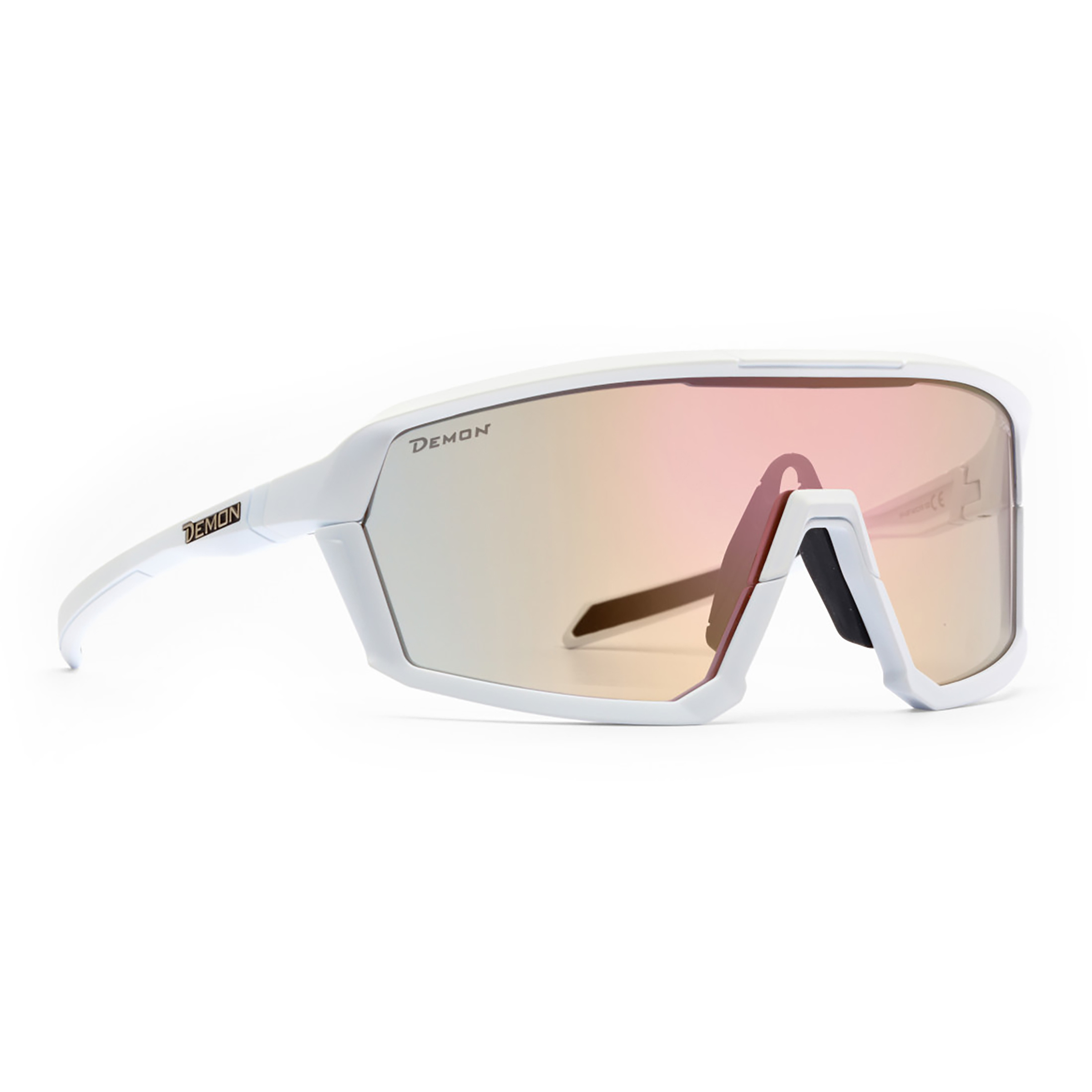 Demon Gravel DOCHROM Mirror Sportbrille Sportbrillen & Sportsonnenbrillen weiss Rennrad | Gravel