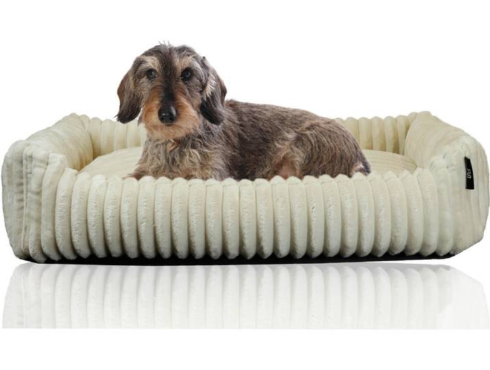 Kuschelsofa Cordstoff Deluxe Beige