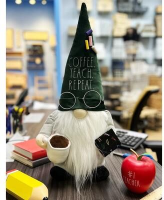 Rae Dunn Teacher Gnome
