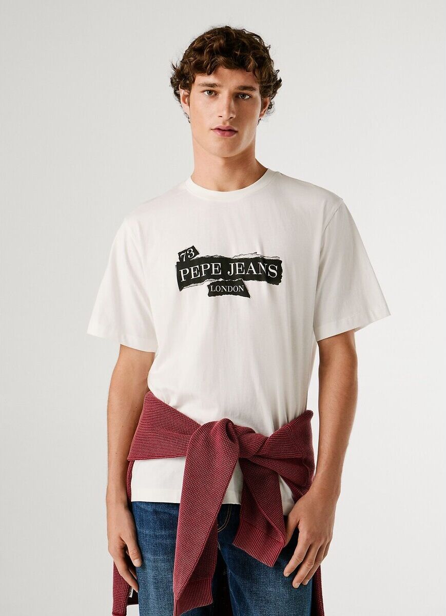 PEPE JEANS T-shirt manches courtes logo GRIFFIN