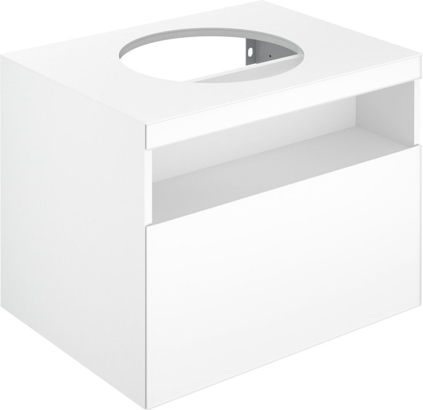 Keuco Waschtischunterschrank Stageline 65x55x49cm, D Vul., G Vulk. sat., o. El. (32853970000)