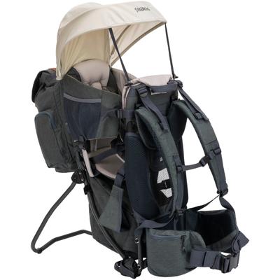 Rückentrage FILLIKID "Adventure", Baby, grau (grau melange), Polyester, Babytragen