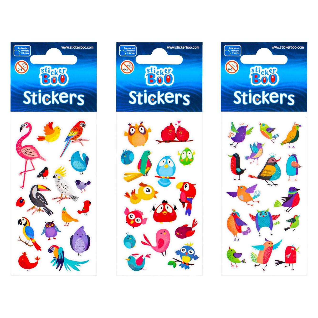 Sticker Boo Aufkleberbogen Vögel (1 Sticker) (21207510)