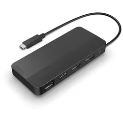 LENOVO USB-C Dual Display Travel Dock (40B9), inkl. 65W-Netzteil, USB-C 3.1 [Stecker]