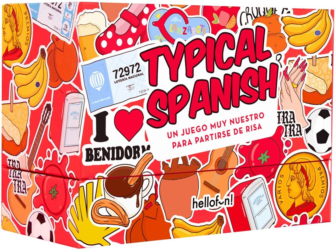 Hellofun Juego de cartas Typical Spanish .