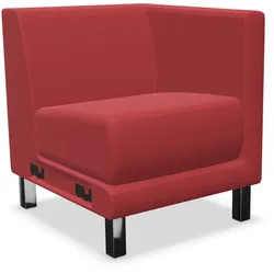 Profim Vancouver Lite VL1L Linkes 1-sitziges Ecksofa-Modul, 4-Fuß frei konfigurierbar