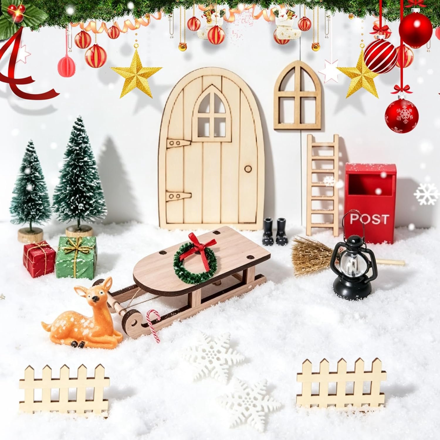 Vemera Kerstset Kabouteraccessoires voor Sfeervolle Decoratie