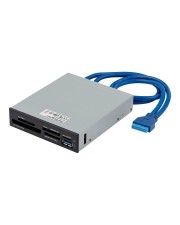 StarTech.com USB 3.0 interner Kartenleser mit UHS-II Unterstützung 8,9 cm 3,5 Zoll CF I II MS PRO MMC SD Duo miniSD microSD SDHC Micro microSDHC SDXC XC PRO-HG (35FCREADBU3)