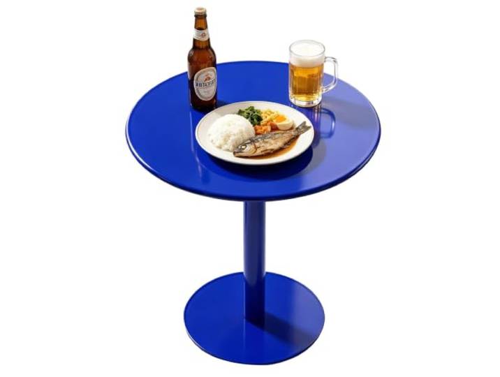 Gaommini Bartisch 40/48/60/70 cm Outdoor-Bistro-Esstisch Cocktail-Couchtische für Café-Restaurants, gewerbliche Außenterrassen(40x40x72cm)