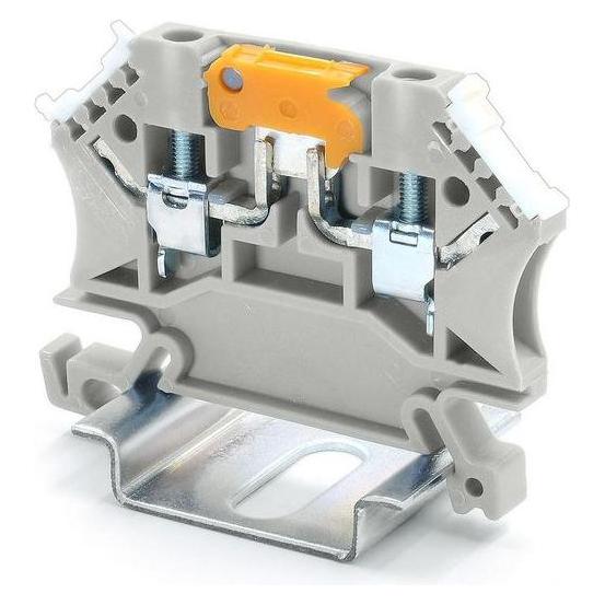 RS PRO Reihenklemme Doppelstock Grau, 2.5mm², 800 (2624214)