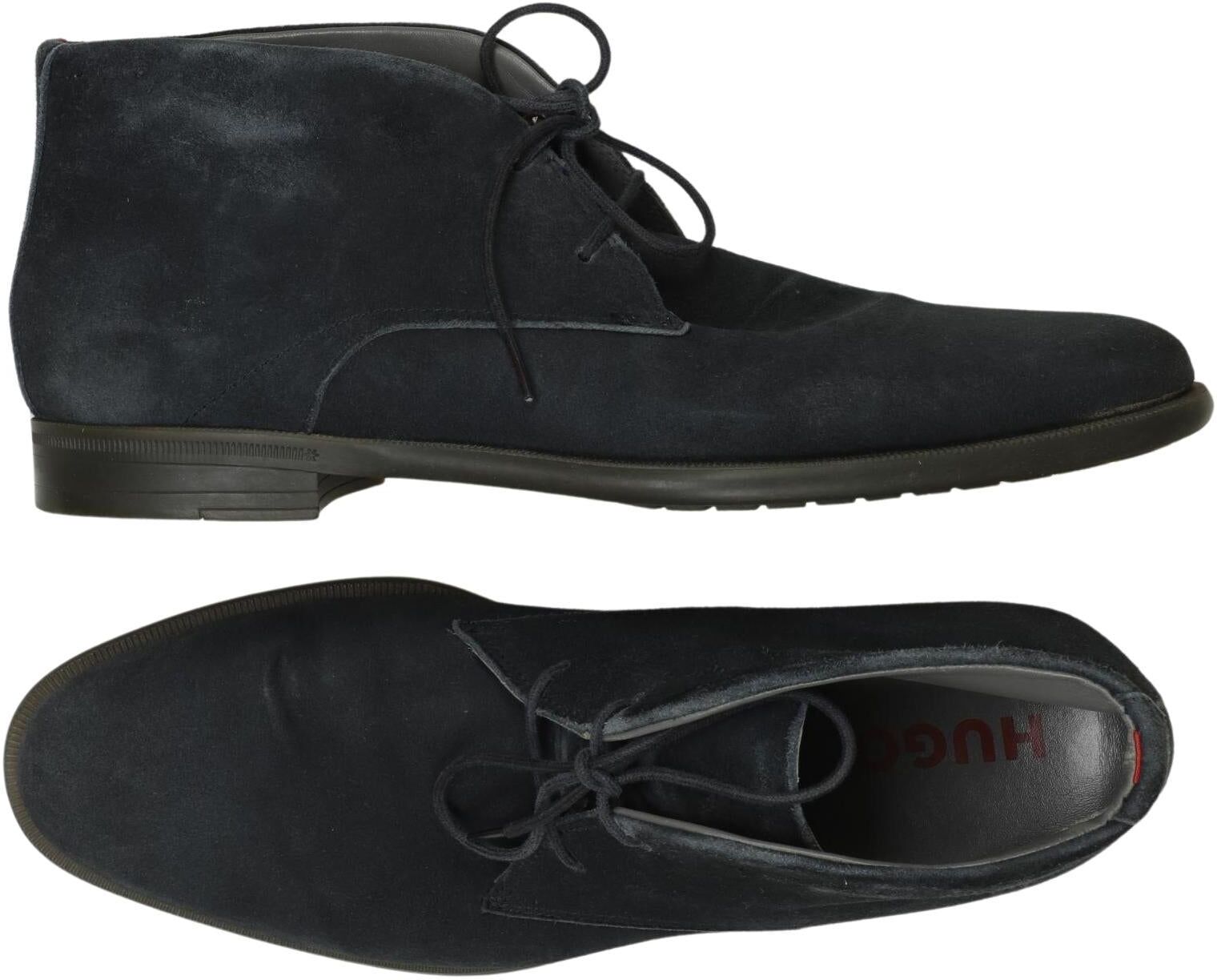 Hugo by Hugo Boss Herren Stiefel, Marineblau, Gr. EU 42, Leder - Second Hand
