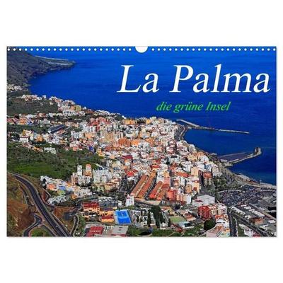 La Palma - die grüne Insel (Wandkalender 2027 DIN A3 quer), CALVENDO Monatskalender